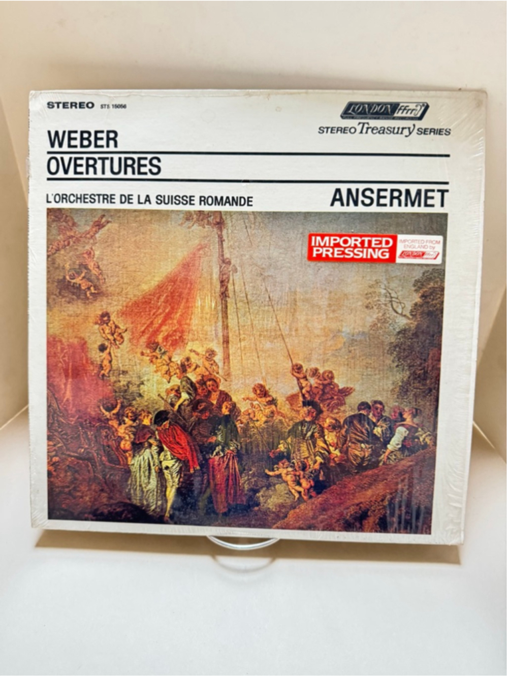 London Records Weber Overtures Vinyl Record (1971) LP